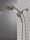 DELTA Universal Showering Components PivotPro 3-in-1 Combination Shower — Lumicoat® Black Stainless