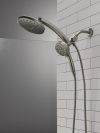 DELTA Universal Showering Components PivotPro 3-in-1 Combination Shower — Lumicoat® Black Stainless
