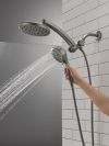 DELTA Universal Showering Components PivotPro 3-in-1 Combination Shower — Lumicoat® Black Stainless