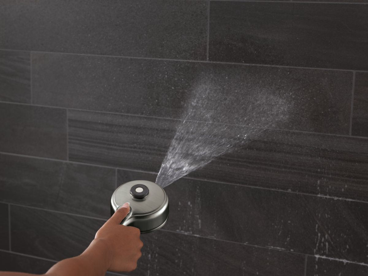 DELTA Universal Showering Components PivotPro 3-in-1 Combination Shower — Lumicoat® Black Stainless