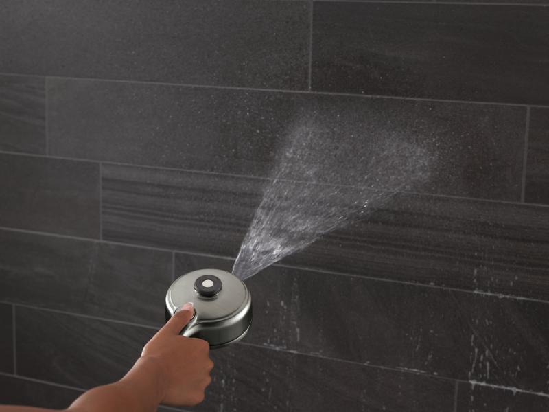 DELTA Universal Showering Components PivotPro 3-in-1 Combination Shower — Lumicoat® Black Stainless