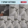 DELTA Universal Showering Components PivotPro 3-in-1 Combination Shower — Lumicoat® Black Stainless
