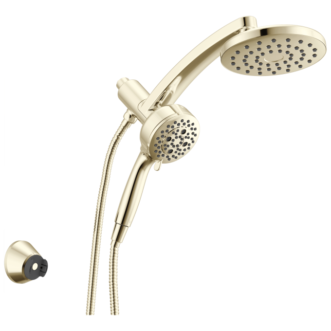 DELTA Universal Showering Components PivotPro 3-in-1 Combination Shower — Lumicoat® Polished Nickel