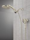DELTA Universal Showering Components PivotPro 3-in-1 Combination Shower — Lumicoat® Polished Nickel