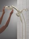DELTA Universal Showering Components PivotPro 3-in-1 Combination Shower — Lumicoat® Polished Nickel