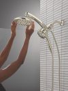 DELTA Universal Showering Components PivotPro 3-in-1 Combination Shower — Lumicoat® Polished Nickel