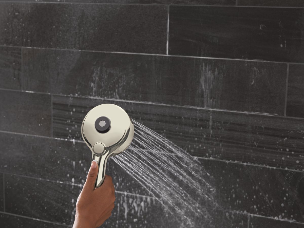 DELTA Universal Showering Components PivotPro 3-in-1 Combination Shower — Lumicoat® Polished Nickel