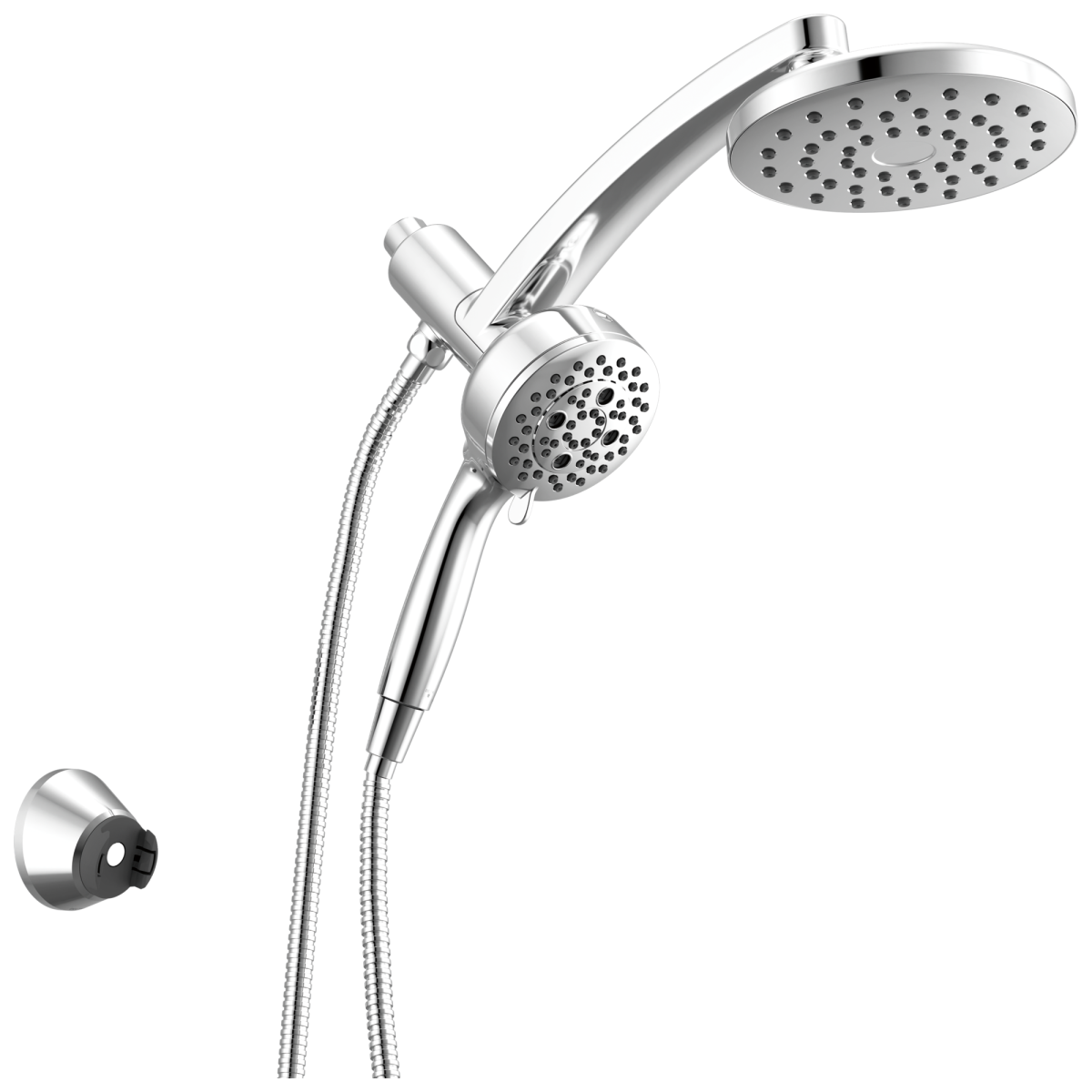 DELTA Universal Showering Components PivotPro 3-in-1 Combination Shower — Lumicoat® Chrome