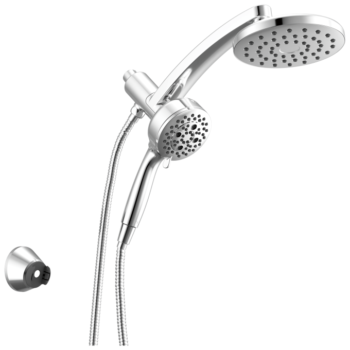 DELTA Universal Showering Components PivotPro 3-in-1 Combination Shower — Lumicoat® Chrome