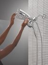 DELTA Universal Showering Components PivotPro 3-in-1 Combination Shower — Lumicoat® Chrome