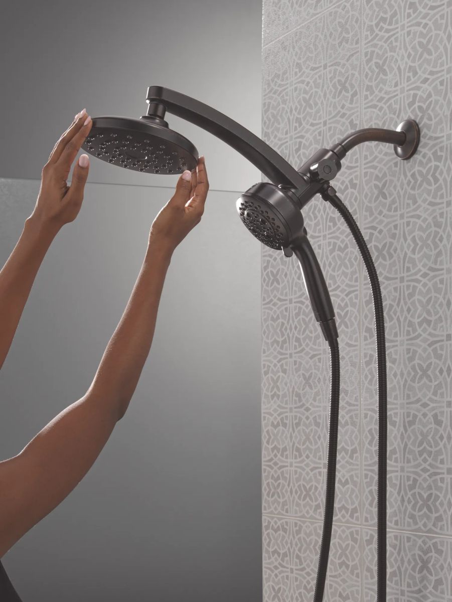 DELTA Universal Showering Components PivotPro 3-in-1 Combination Shower — Venetian Bronze