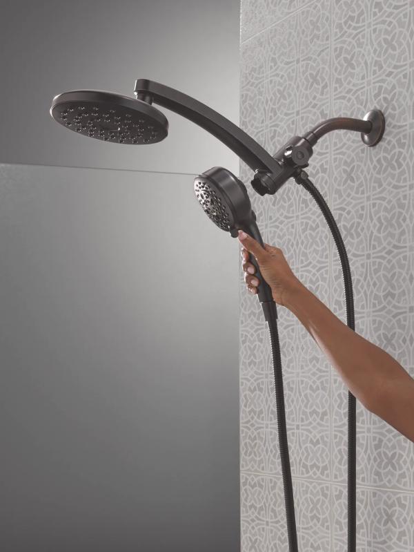 DELTA Universal Showering Components PivotPro 3-in-1 Combination Shower — Venetian Bronze