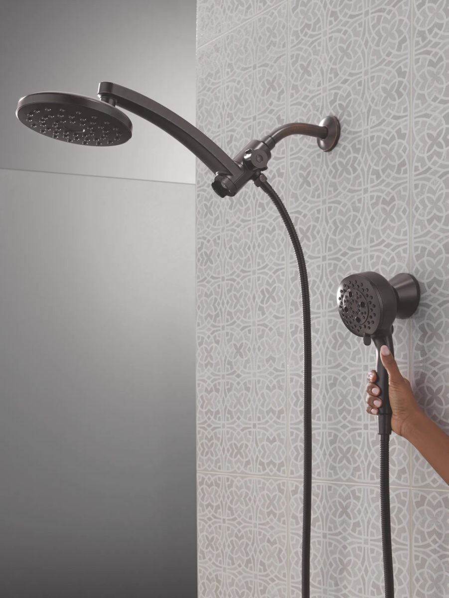 DELTA Universal Showering Components PivotPro 3-in-1 Combination Shower — Venetian Bronze