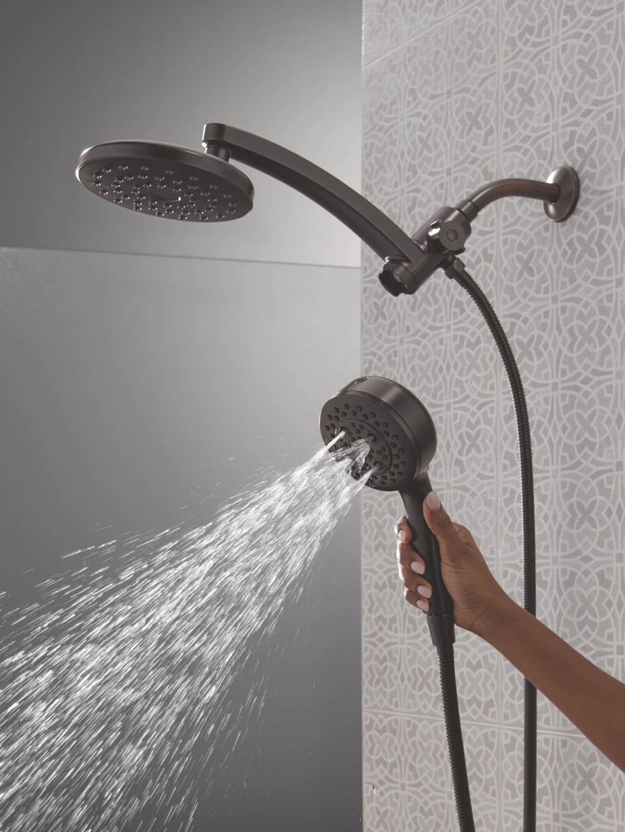 DELTA Universal Showering Components PivotPro 3-in-1 Combination Shower — Venetian Bronze