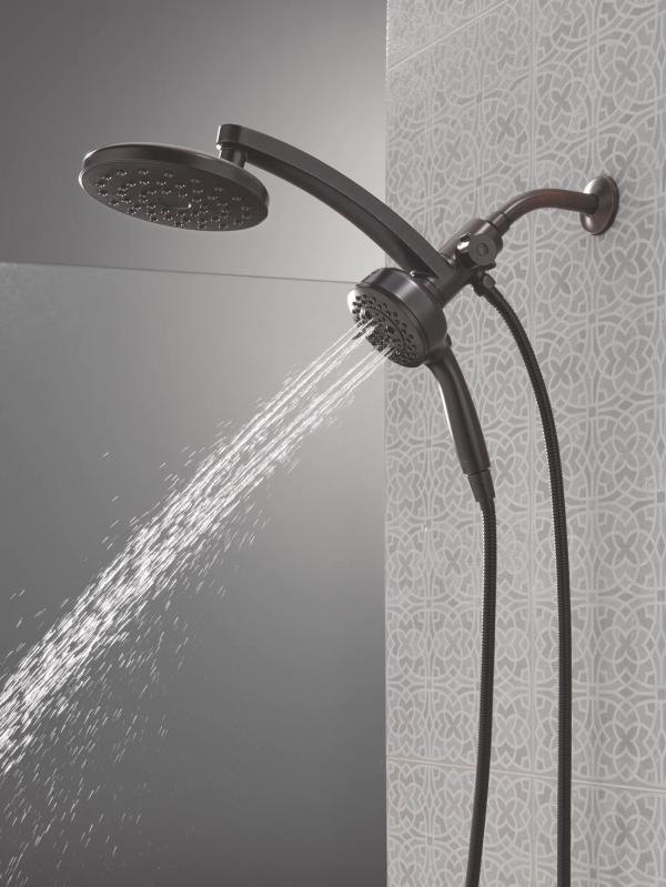 DELTA Universal Showering Components PivotPro 3-in-1 Combination Shower — Venetian Bronze