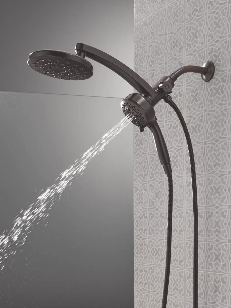 DELTA Universal Showering Components PivotPro 3-in-1 Combination Shower — Venetian Bronze
