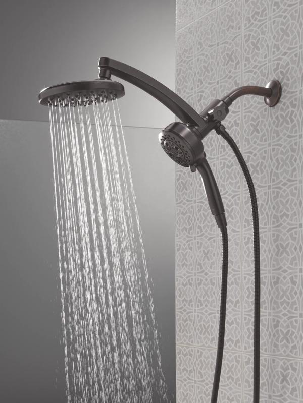 DELTA Universal Showering Components PivotPro 3-in-1 Combination Shower — Venetian Bronze