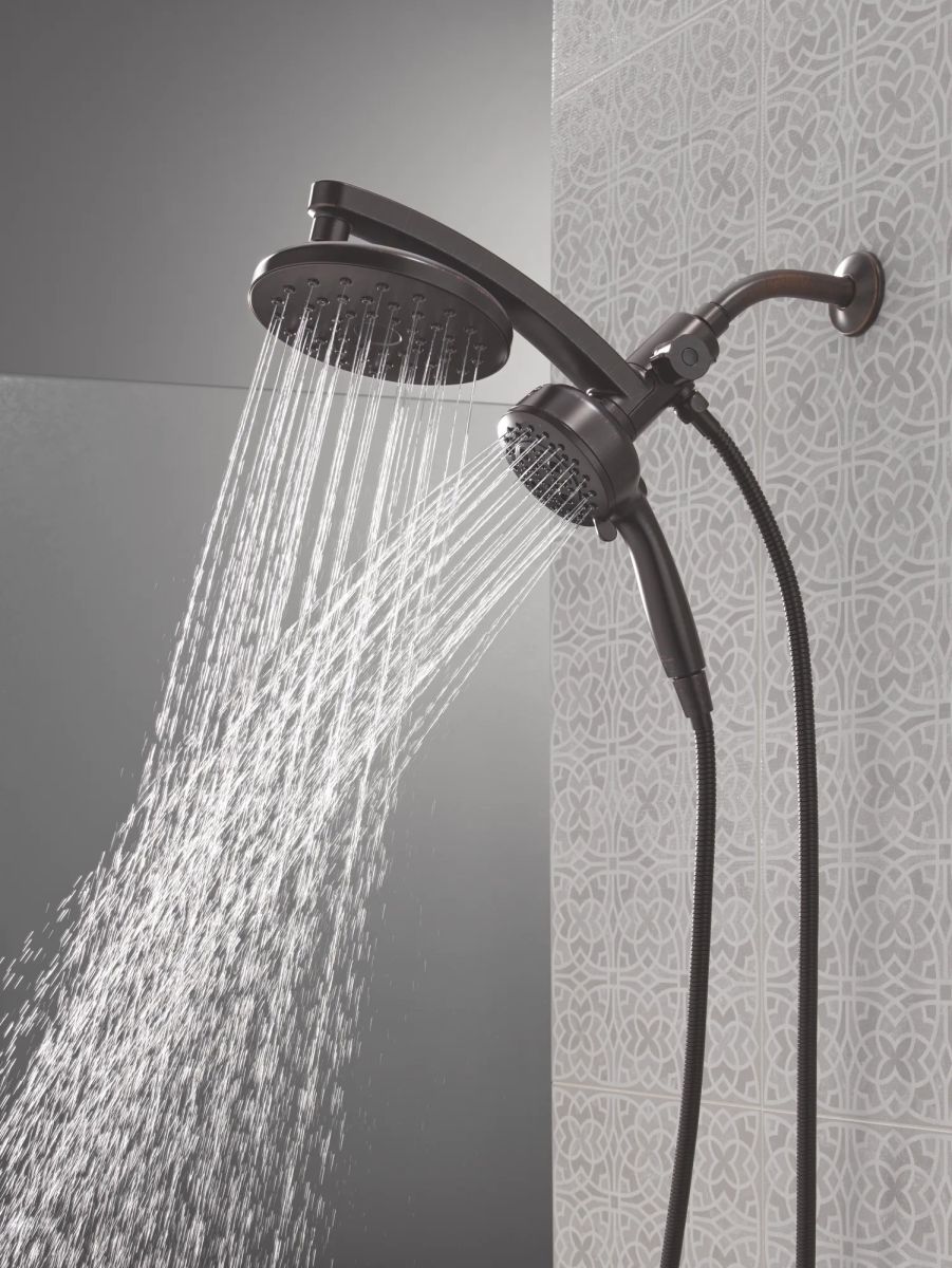 DELTA Universal Showering Components PivotPro 3-in-1 Combination Shower — Venetian Bronze