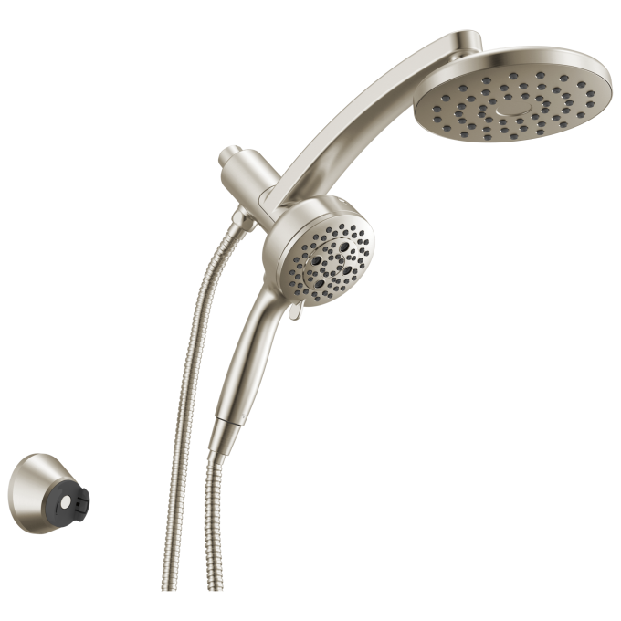 DELTA Universal Showering Components PivotPro 3-in-1 Combination Shower — Lumicoat® Stainless