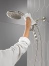 DELTA Universal Showering Components PivotPro 3-in-1 Combination Shower — Lumicoat® Stainless