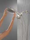 DELTA Universal Showering Components PivotPro 3-in-1 Combination Shower — Lumicoat® Stainless