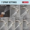 DELTA Universal Showering Components PivotPro 3-in-1 Combination Shower — Lumicoat® Stainless