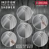 DELTA Universal Showering Components In2ition H2OKINETIC 5-Setting Two-in-One Shower — Chrome