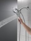 DELTA Universal Showering Components In2ition H2OKINETIC 5-Setting Two-in-One Shower — Chrome