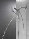 DELTA Universal Showering Components In2ition H2OKINETIC 5-Setting Two-in-One Shower — Chrome