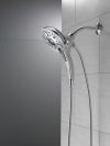 DELTA Universal Showering Components In2ition H2OKINETIC 5-Setting Two-in-One Shower — Chrome
