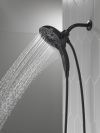 DELTA Universal Showering Components In2ition H2OKINETIC 5-Setting Two-in-One Shower — Matte Black