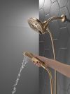 DELTA Universal Showering Components In2ition H2OKINETIC 5-Setting Two-in-One Shower — Lumicoat® Champagne Bronze