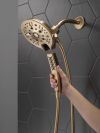 DELTA Universal Showering Components In2ition H2OKINETIC 5-Setting Two-in-One Shower — Lumicoat® Champagne Bronze