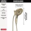 DELTA Universal Showering Components In2ition H2OKINETIC 5-Setting Two-in-One Shower — Lumicoat® Polished Nickel