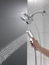 DELTA Universal Showering Components In2ition H2OKINETIC 5-Setting Two-in-One Shower — Lumicoat® Chrome