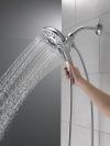 DELTA Universal Showering Components In2ition H2OKINETIC 5-Setting Two-in-One Shower — Lumicoat® Chrome