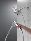 DELTA Universal Showering Components In2ition H2OKINETIC 5-Setting Two-in-One Shower — Lumicoat® Chrome
