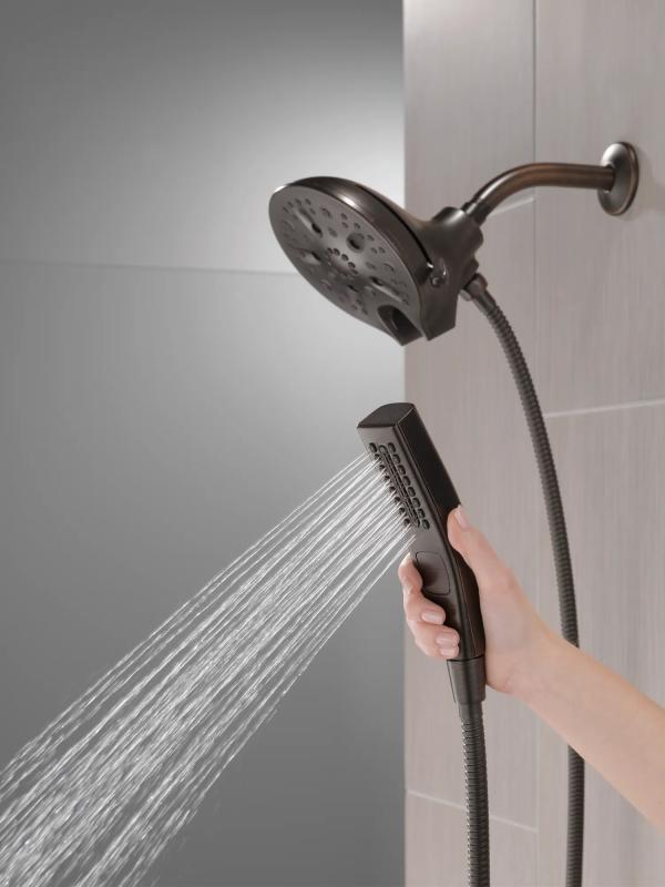 DELTA Universal Showering Components In2ition H2OKINETIC 5-Setting Two-in-One Shower — Venetian Bronze