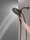 DELTA Universal Showering Components In2ition H2OKINETIC 5-Setting Two-in-One Shower — Venetian Bronze