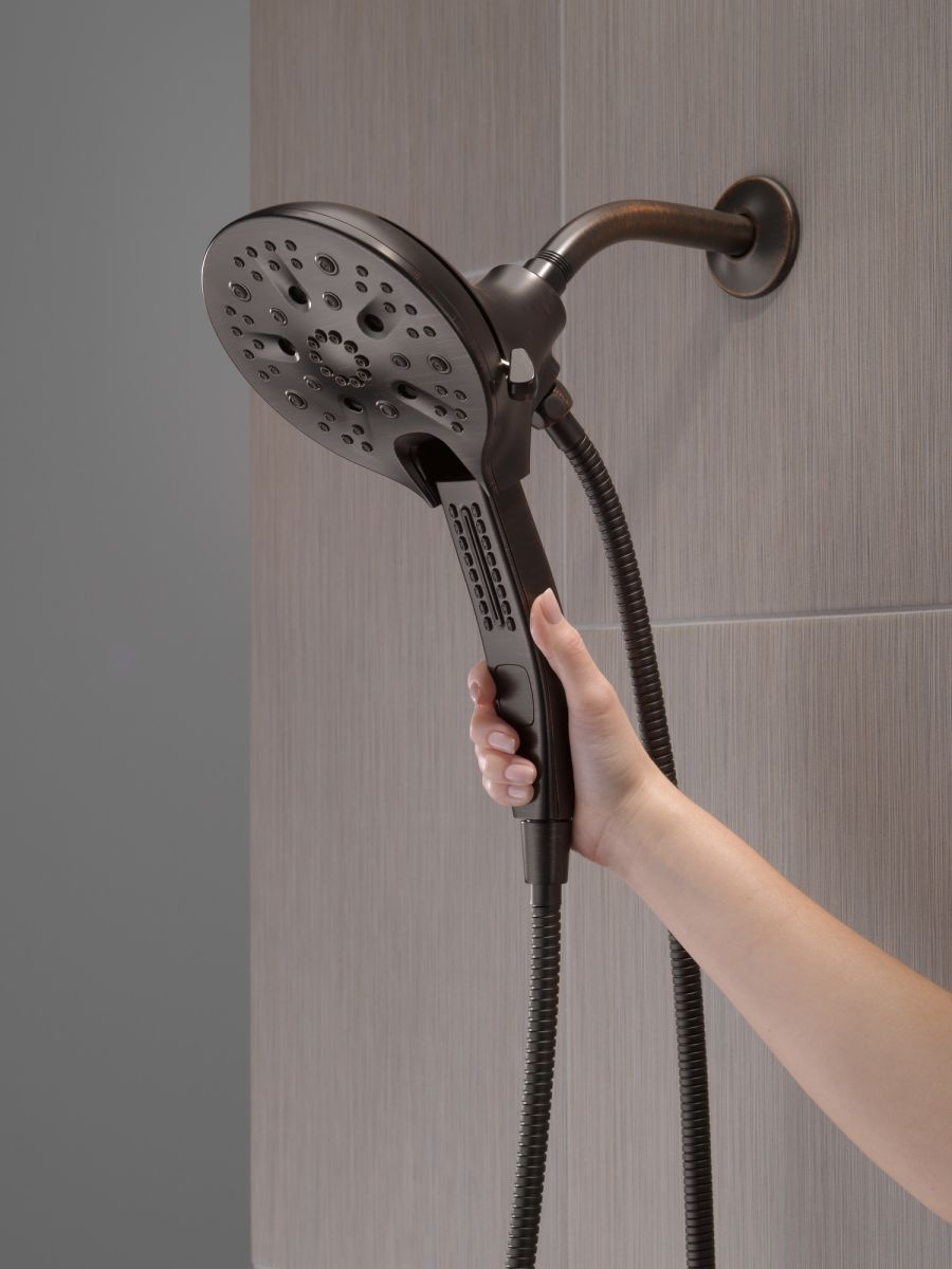 DELTA Universal Showering Components In2ition H2OKINETIC 5-Setting Two-in-One Shower — Venetian Bronze