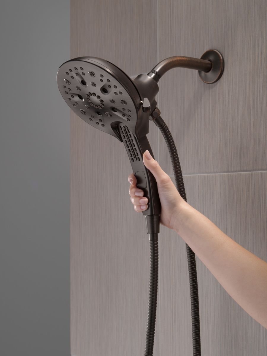 DELTA Universal Showering Components In2ition H2OKINETIC 5-Setting Two-in-One Shower — Venetian Bronze