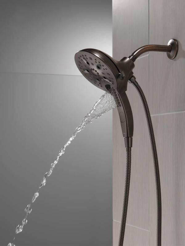 DELTA Universal Showering Components In2ition H2OKINETIC 5-Setting Two-in-One Shower — Venetian Bronze