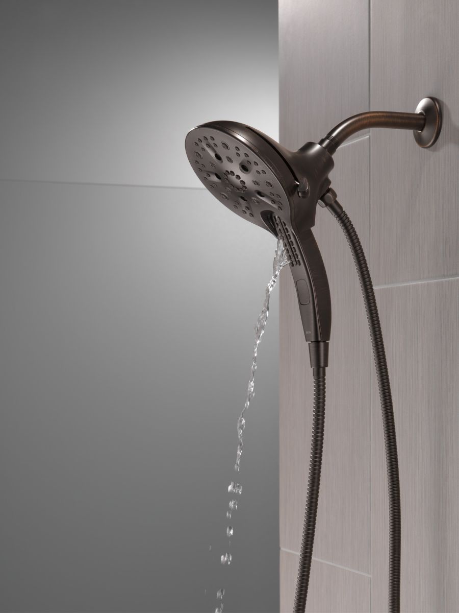 DELTA Universal Showering Components In2ition H2OKINETIC 5-Setting Two-in-One Shower — Venetian Bronze