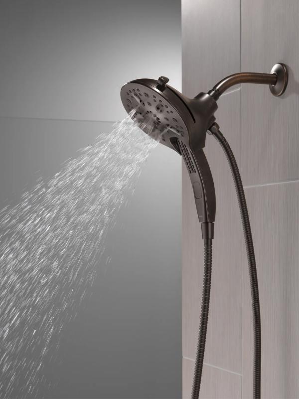 DELTA Universal Showering Components In2ition H2OKINETIC 5-Setting Two-in-One Shower — Venetian Bronze
