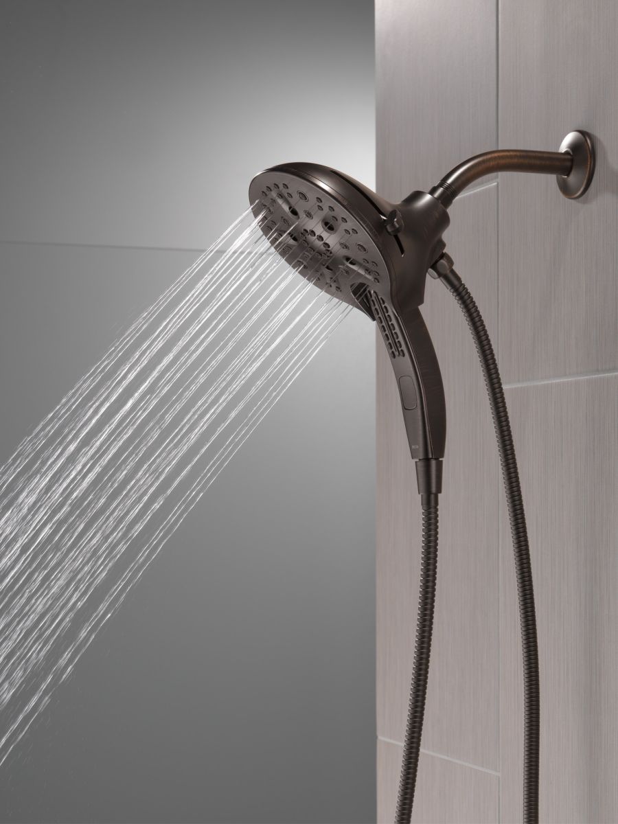 DELTA Universal Showering Components In2ition H2OKINETIC 5-Setting Two-in-One Shower — Venetian Bronze