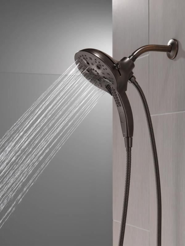 DELTA Universal Showering Components In2ition H2OKINETIC 5-Setting Two-in-One Shower — Venetian Bronze