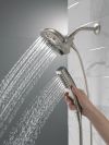 DELTA Universal Showering Components In2ition H2OKINETIC 5-Setting Two-in-One Shower — Lumicoat® Stainless