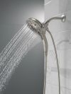 DELTA Universal Showering Components In2ition H2OKINETIC 5-Setting Two-in-One Shower — Lumicoat® Stainless