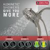 DELTA Universal Showering Components In2ition H2OKINETIC 5-Setting Two-in-One Shower — Stainless