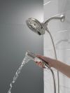 DELTA Universal Showering Components In2ition H2OKINETIC 5-Setting Two-in-One Shower — Stainless